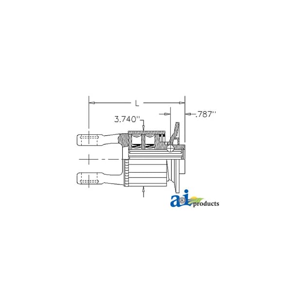 Radial Pin Clutch 4" x4" x6"